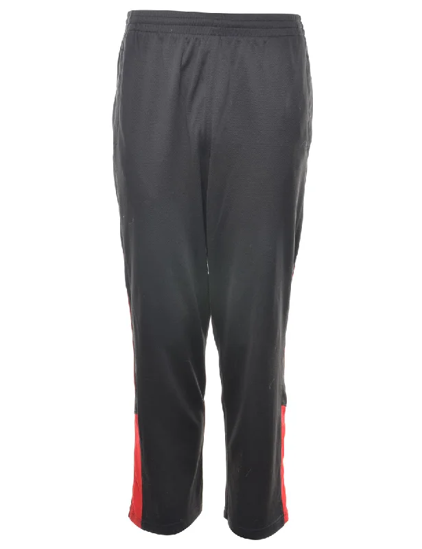 Starter Black Track Pants - W32 L28 Classic Cropped Pants