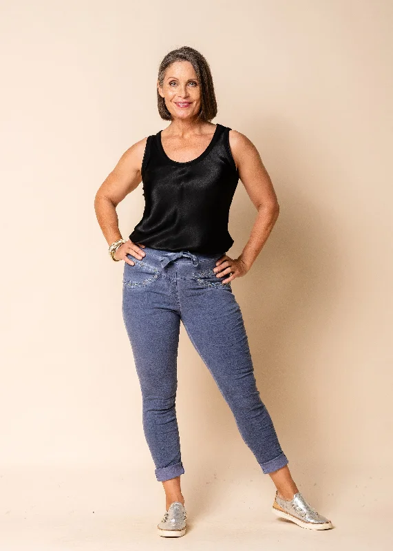 Essie Pants in Denim Blue Casual Lounge Pants