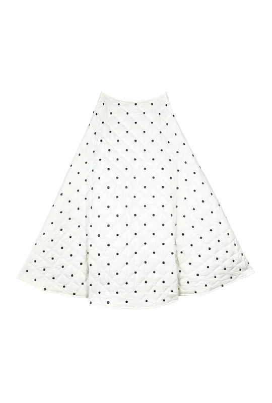The Aprés Skirt - Ivory Puffer chiffon skirt airy
