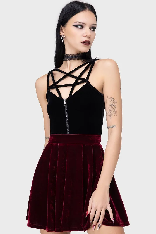 Evil Mellifluous Skirt wool skirt breathable