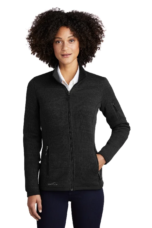 Custom Embroidered - Eddie Bauer ® Ladies Sweater Fleece Full-Zip. EB251 Faux Fur Fabric Real Fur Fabric Shearling Fabric