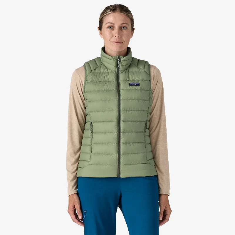 Patagonia Women's Down Sweater Vest Iron Safe Non-Iron Wrinkle Free