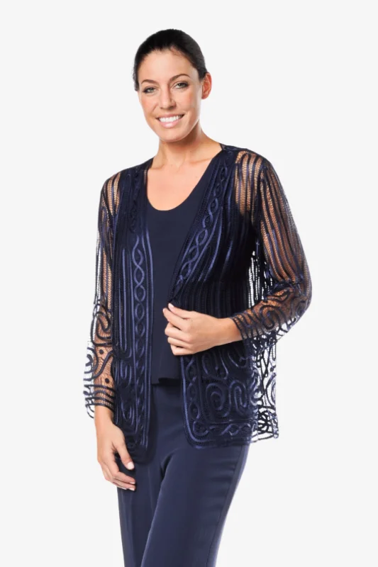 Soulmates C812 Silk Lace Jacket Jacket Blazer Coat