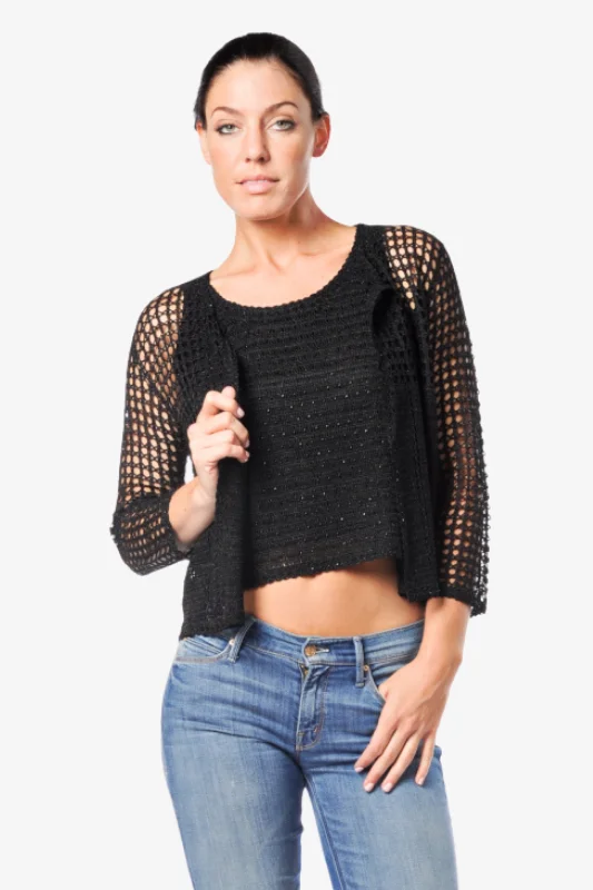 Soulmates G1102 Hand Crocheted Beaded Top with Jacket Set Mesh Jacket Canvas Jacket Denim Jacket Soulmates G1102 Hand Crocheted Beaded Top with Jacket Set Mesh Jacket Canvas Jacket Denim Jacket