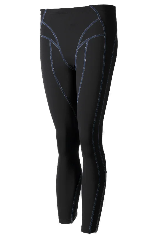 Ladies Aqua Compression Pants Stylish Paperbag Waist Pants