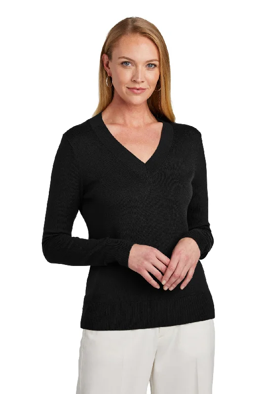Custom Embroidered - Brooks Brothers© Women's Cotton Stretch V-Neck Sweater BB18401 Terry Terry Cloth Terry Knit Custom Embroidered - Brooks Brothers© Women's Cotton Stretch V-Neck Sweater BB18401 Terry Terry Cloth Terry Knit