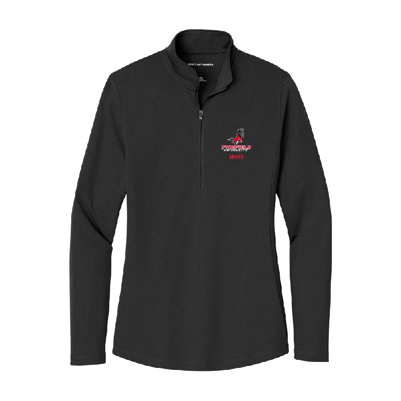 Fairfield - NCAA Women's Cross Country : Hannah Snayd - Women's Lightweight Quarter Zip Jacket Nylon Fabric Polyester Fabric Spandex Fabric