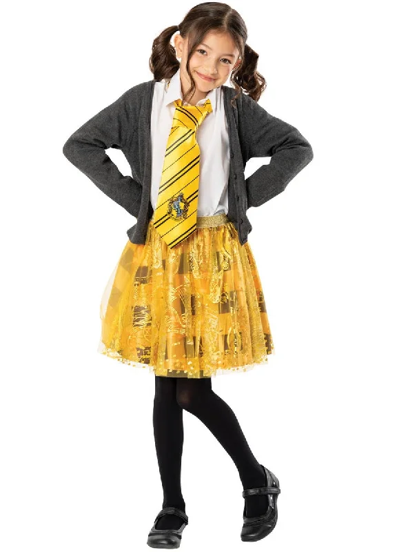 Harry Potter Hufflepuff Girls Tutu Costume Skirt wool skirt sturdy