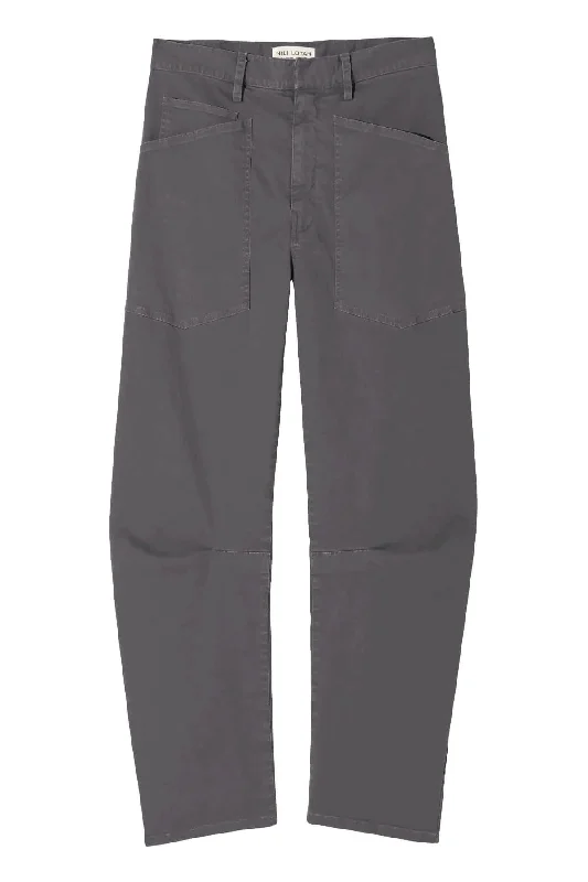 Shon Pant in Vintage Grey Classic Pleated Pants