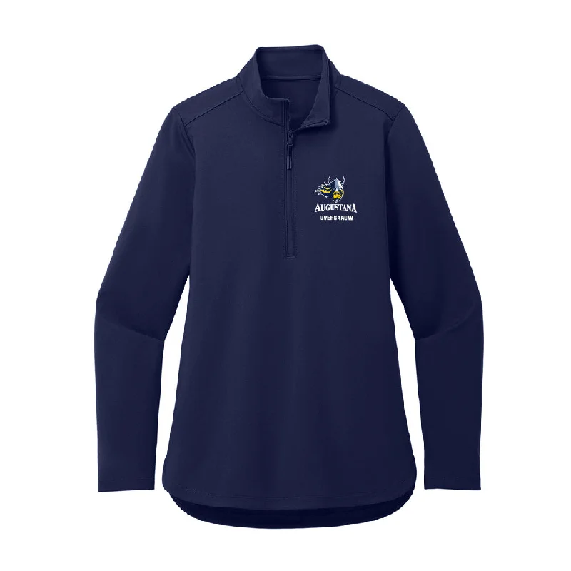 AU - NCAA Women's Cross Country : Amanda Overgaauw - Women's Premium Quarter Zip Jacket Ribbed Jacket Pleated Jacket Ruffled Jacket