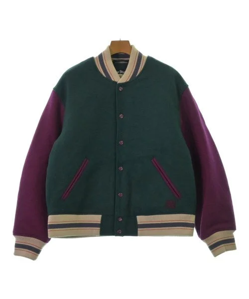 Acne Studios Varsity Jackets Knit Fabric Woven Fabric Fleece Fabric