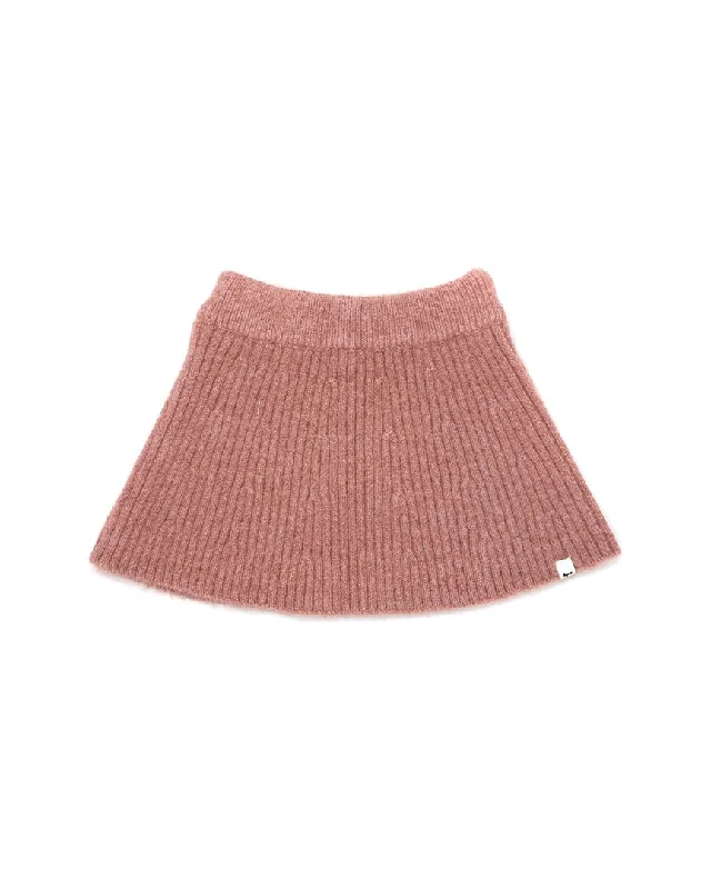 oh baby! Knit Flare Sweater Skirt Neon Metallic Matte