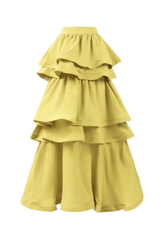 Buru x PBL Teagan Skirt - Pear Poplin boho skirt vibe