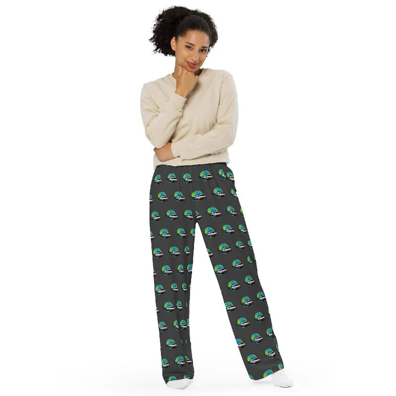 PAJAMA PANTS - The Van (Charcoal) Comfortable Cargo Pants