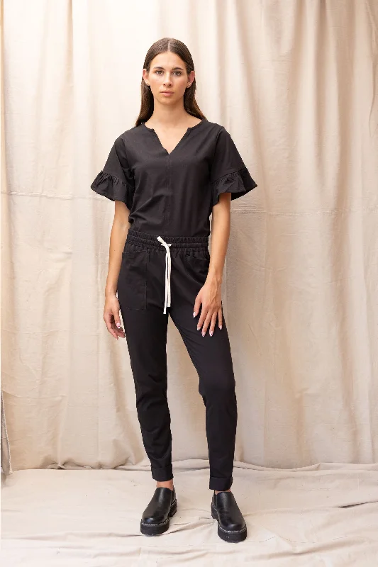 Travel Pant | Black Casual Lounge Pants