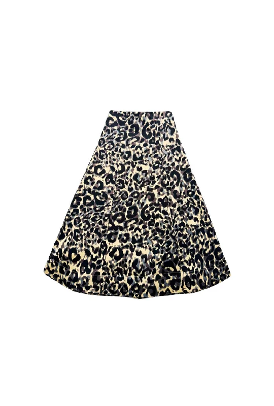 Guest Skirt MIDI - Leopard summer skirt style