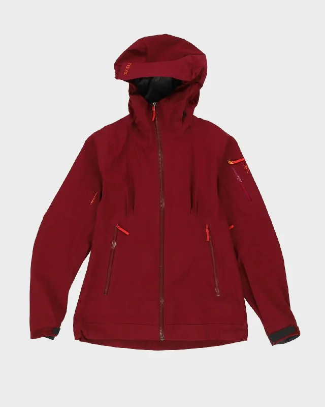 Arc'Teryx Gore-Tex Red Hooded Anorak Jacket - M Fitted Jacket Loose Jacket Oversized Jacket