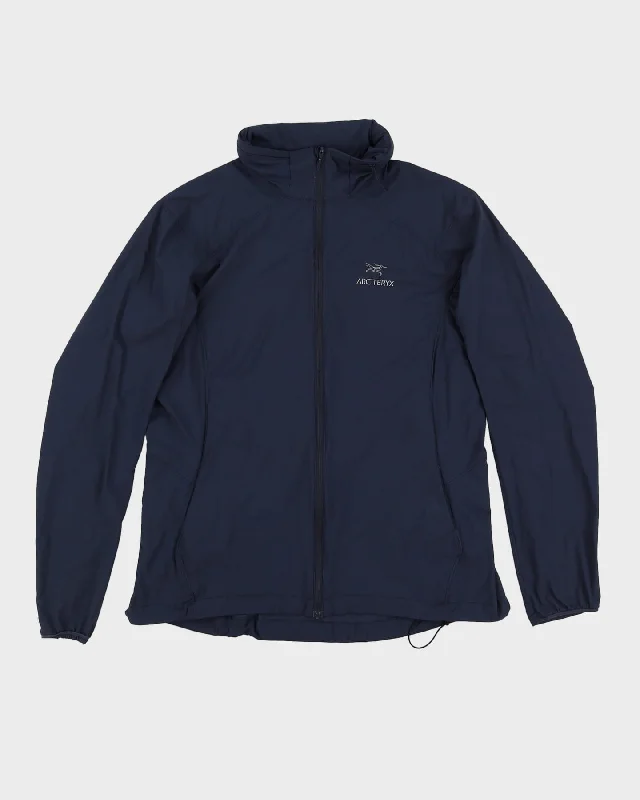 Arc'Teryx Navy Full-Zip Lightweight Hooded Anorak Jacket - XL Knit Jacket Woven Jacket Fleece Jacket