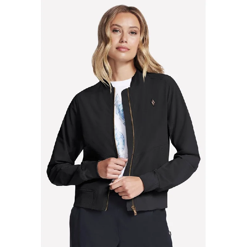 Skechers Uptown Jacket Satin Jacket Silk Jacket Chiffon Jacket