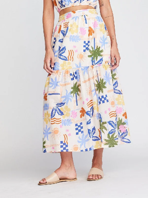 Rain Front Slit Skirt corduroy skirt textured