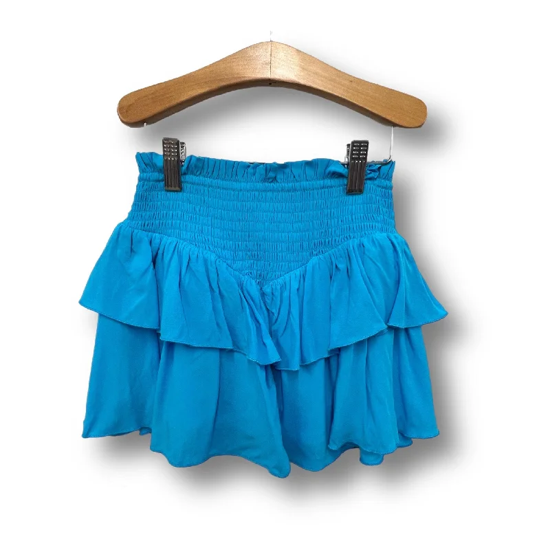 KatieJ Junior - Brooke Skirt SOLID TURQUOISE mini skirt trendy