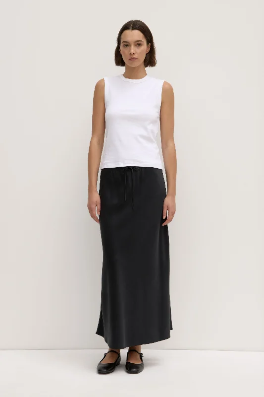 Irina Silk Bias Skirt linen skirt airy