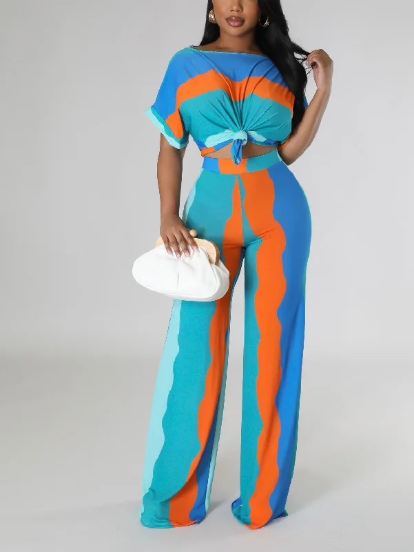 Trinity Pant Set Trendy Printed Leggings