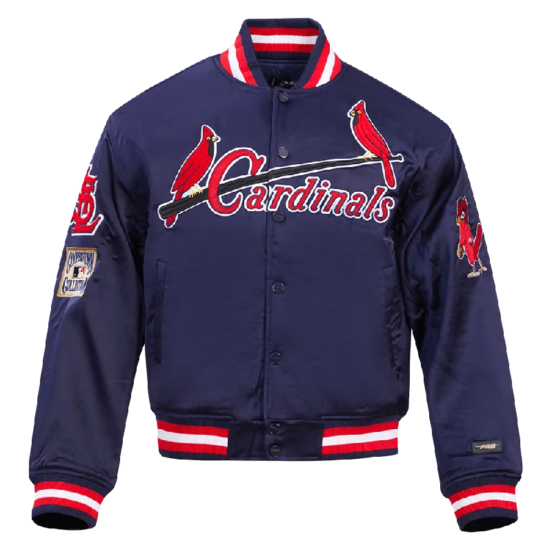 CHAMARRA MLB ST. LOUIS CARDINALS RETRO TEAM BIRDS LOGO JACKET Fleece Jacket Down Jacket Feather Jacket CHAMARRA MLB ST. LOUIS CARDINALS RETRO TEAM BIRDS LOGO JACKET Fleece Jacket Down Jacket Feather Jacket