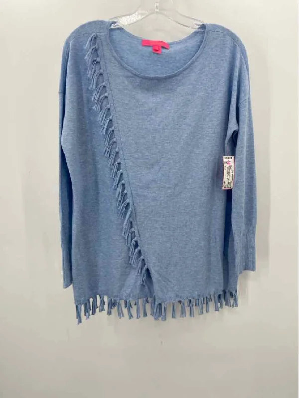 Pre-Owned Lilly Pulitzer Blue Size Small Sweater Chenille Blend Fleece Blend Nylon Blend Pre-Owned Lilly Pulitzer Blue Size Small Sweater Chenille Blend Fleece Blend Nylon Blend