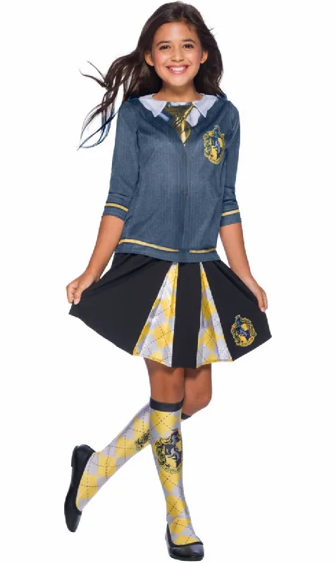 Harry Potter Hufflepuff Girls Book Week Costume Skirt chiffon skirt floaty