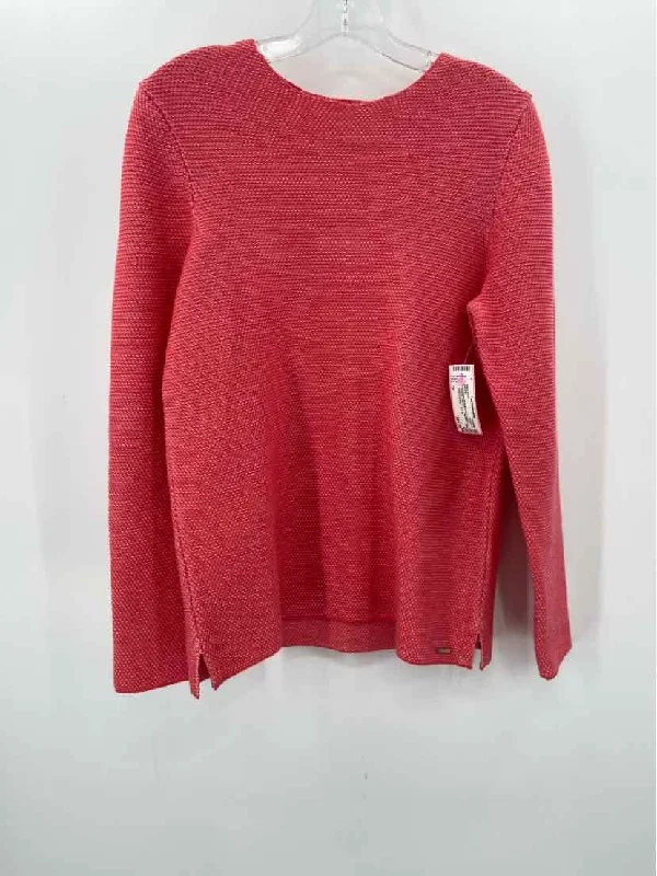 Pre-Owned Saint James Pink Size 10 Sweater Satin Blend Silk Blend Wool Blend