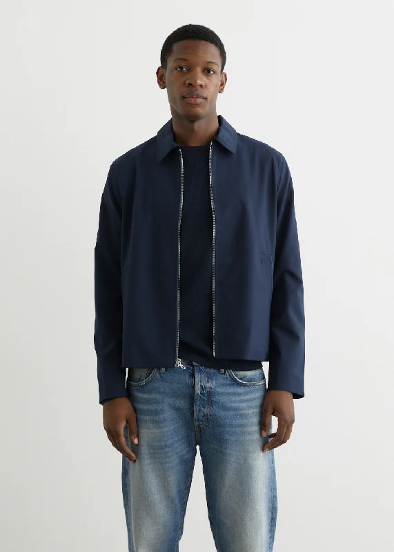 Melrose Wool Twill Jacket Fitted Jacket Loose Jacket Oversized Jacket