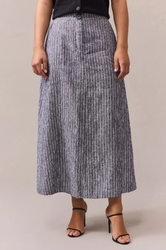 Klum Linen Skirt linen skirt breathable