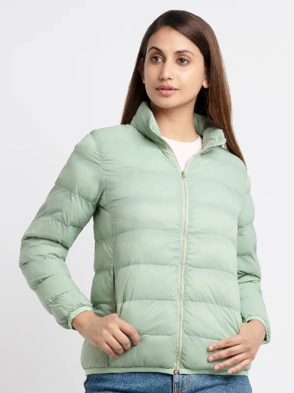Women's's Quilted Lightweight Jacket With Pouch Toggled Jacket Drawstring Jacket Belted Jacket