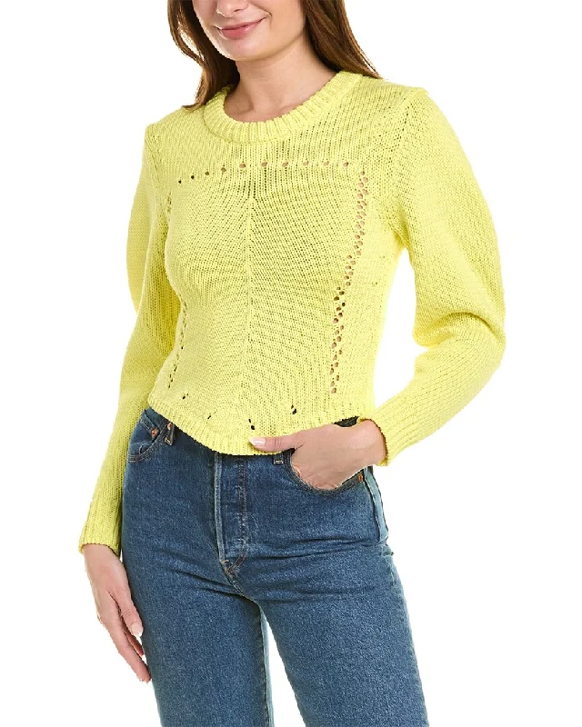 A.L.C. Jodie Sweater Transparent Opaque Sheer