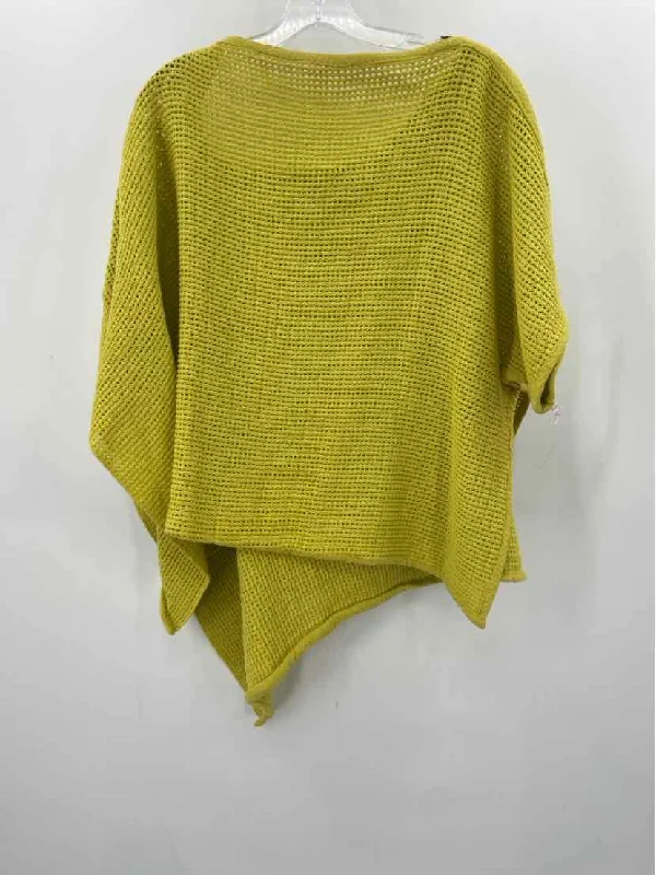 Pre-Owned Oh My Gauze Yellow Size One Size Cotton Sweater Layered Multi-layer Single Layer