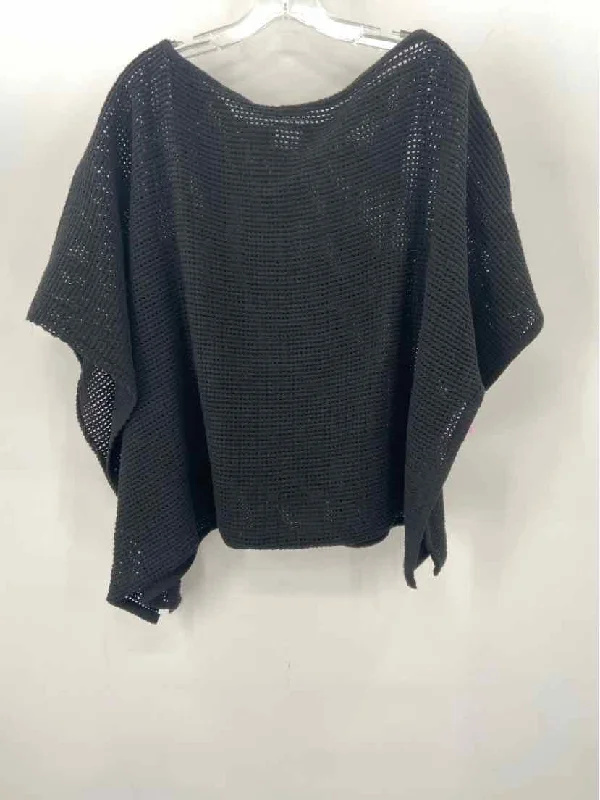 Pre-Owned Oh My Gauze Black Size One Size Cotton Sweater Thin Thick Dense