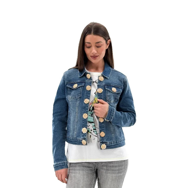Orly #70304 stretch denim jacket Print Jacket Jacquard Jacket Embroidered Jacket