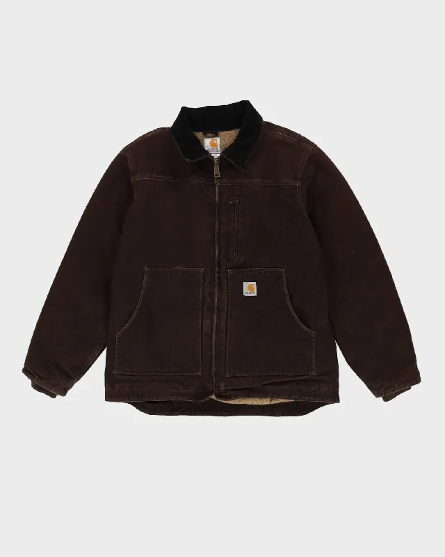 00s Carhartt Brown Workwear / Chore Jacket - M Front Pockets Side Pockets Patch Pockets 00s Carhartt Brown Workwear / Chore Jacket - M Front Pockets Side Pockets Patch Pockets