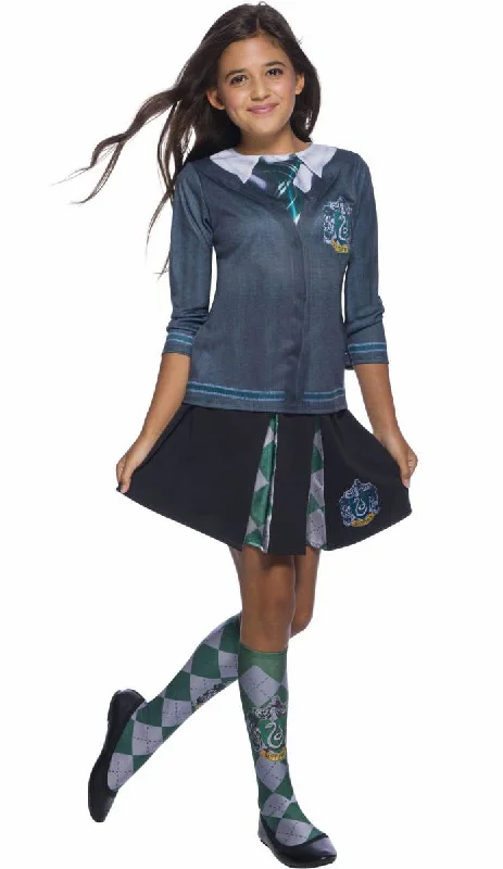 Harry Potter Slytherin Girls Book Week Costume Skirt corduroy skirt textured