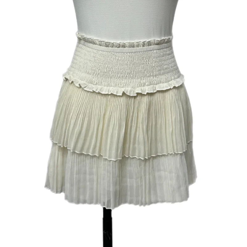 KatieJ Junior - Chelsea Skirt IVORY velvet skirt luxury