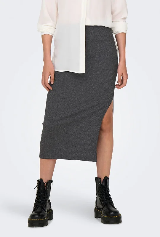 JDY FREYA MIDI SKIRT patchwork skirt art