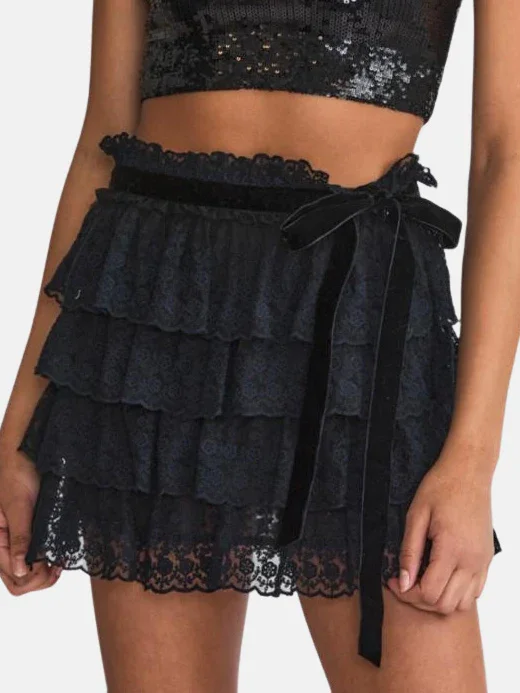Romero Skirt velvet skirt luxury