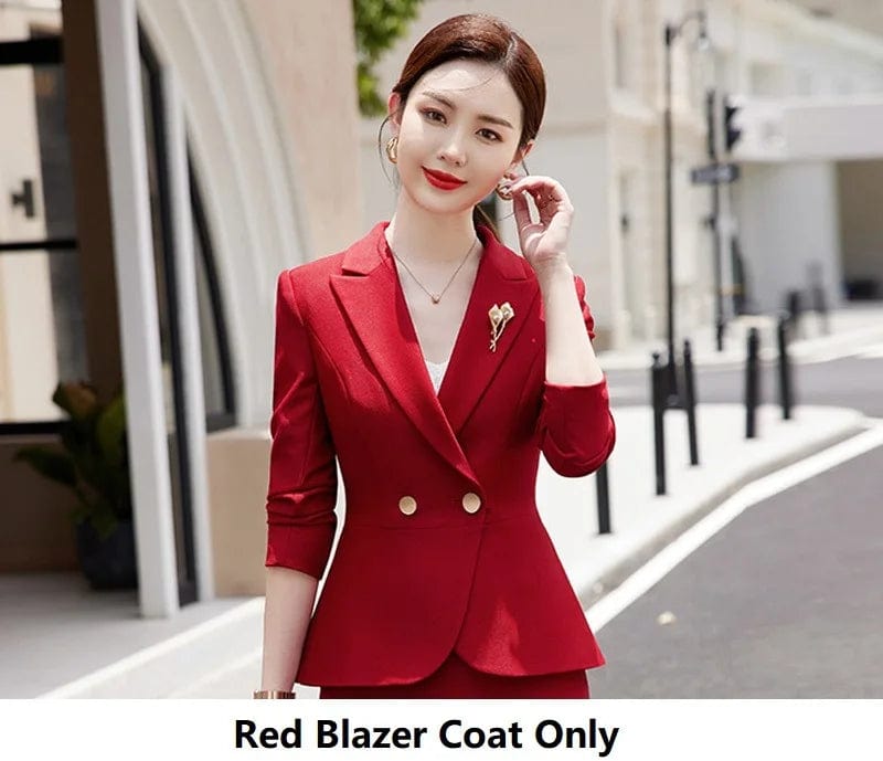 Red Blazer Coat