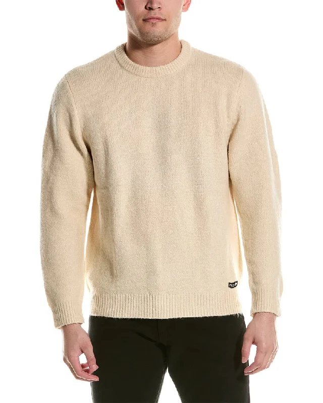 Volcom Ledthem Wool-Blend Sweater Zippered Buttoned Snapped
