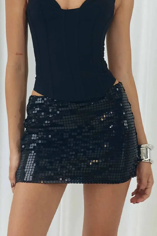 Lindsey Mini Skirt elastic waist skirt