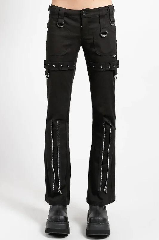 Tripp NYC Super Eyelet Pants [BLACK] Comfy Athletic Pants