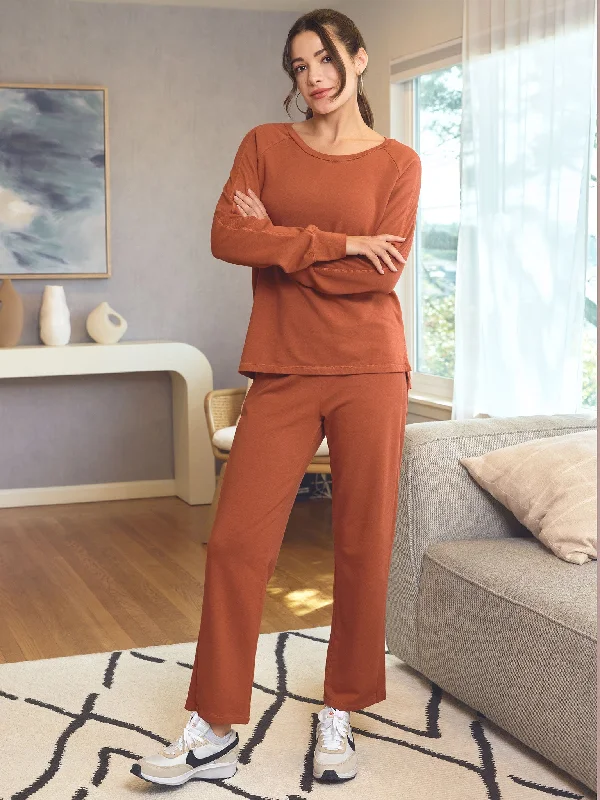 Lush Fleece Long Pant Elegant Trouser Pants