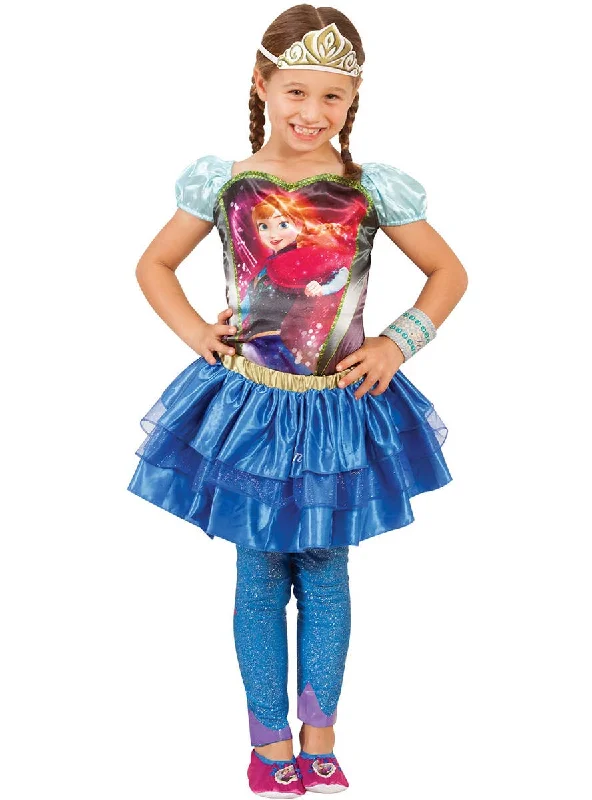 Disney Frozen Girls Dark Blue Anna Tutu Skirt denim skirt fashionable