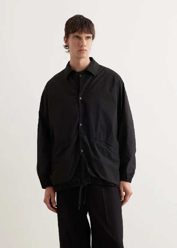 Cotton Nylon Coach Jacket Anorak Shell Jacket Lightweight Jacket